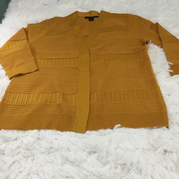 Ava Paige - Yellow open front cardigan - Picture 4 of 10